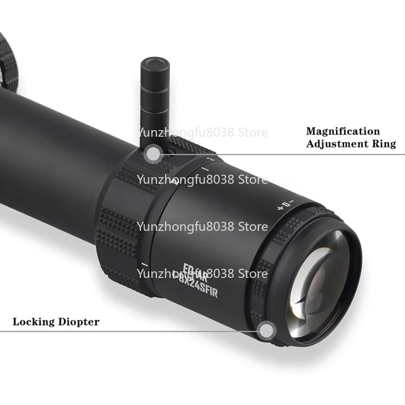 جديد ED-AR 1-8X24SFIR Side Parallax LPVO نطاق اكتشاف ED التكتيكي البصري FFP