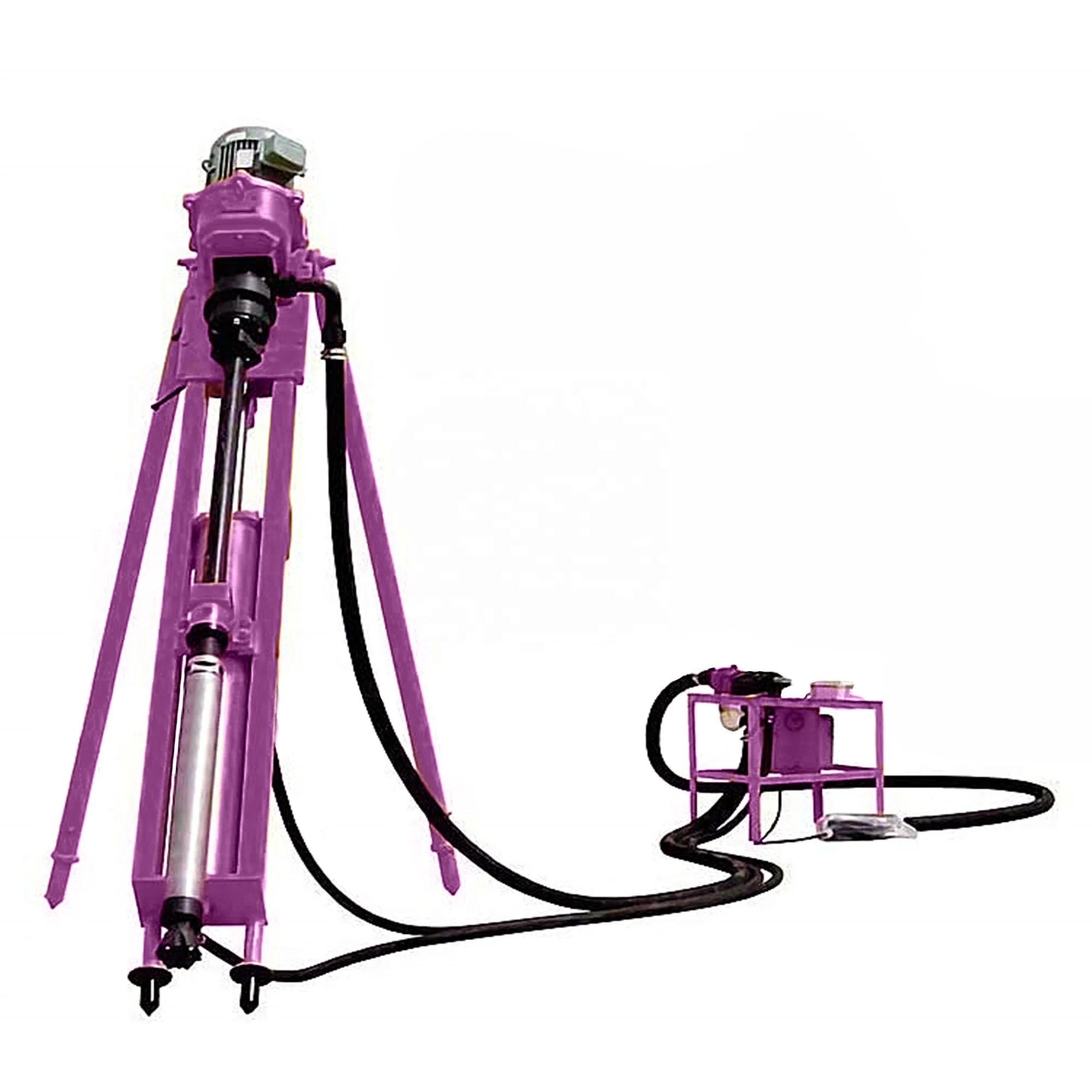 جهاز حفر DTH المحمول آلة حفر التعدين جهاز حفر الآبار الهيدروليكي