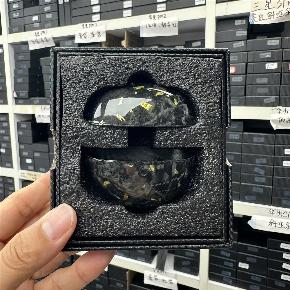 เคสคาร์บอนไฟเบอร์แท้สําหรับ Huawei FreeClip Glossy Matte Irregular Forged Full Cover