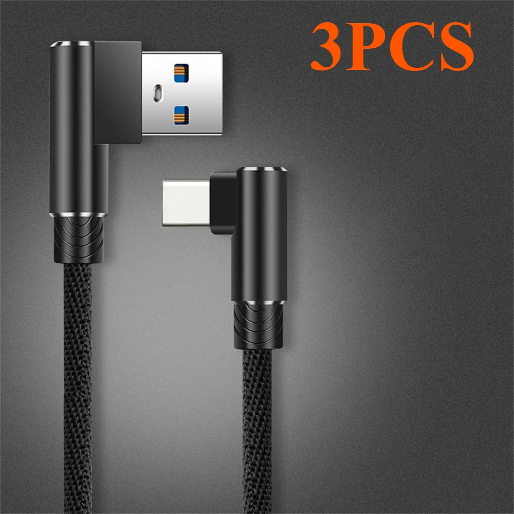 WALKESEN 40 W 5A USB zu Typ C Schnellladung Weben Datenkabel 90 Grad Telefon Ladegerät Kabel für iPhone Xiaomi Redmi Huawei USB Ladekabel 5