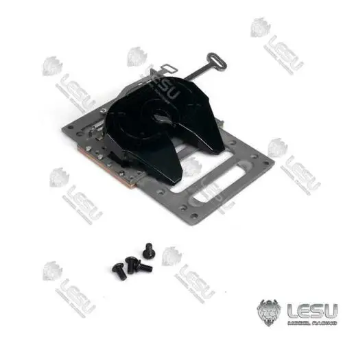 LESU metalowe ruchome piąte koło dla 1/14 skala RC Tamiyaya DIY Model ciężarówki przyczepa część zamienna samochodu zabawka TH16731