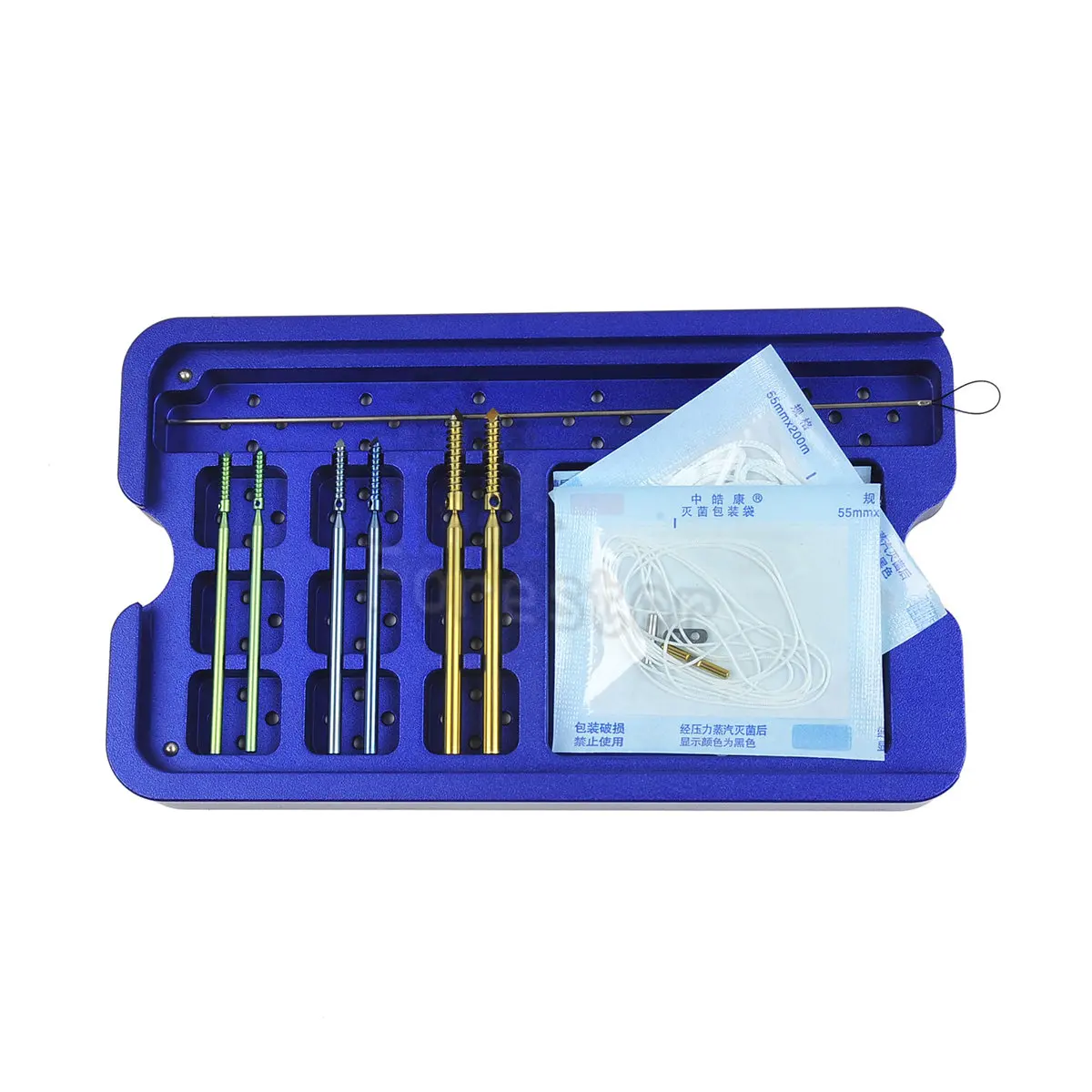 Titanium Threaded Suture Anchor system Lateral Sutures with Crimp Veterinary Orthopedic Instruments