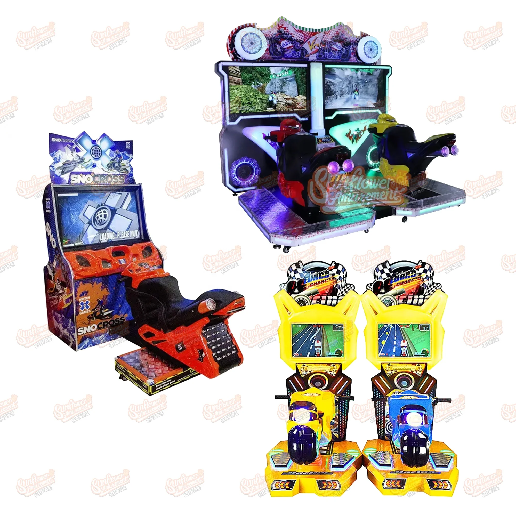 Amusement Game Machine Multiple Styles Highly Profitable Driving Simulator Coin Operated Games Motor Racing Game Machine