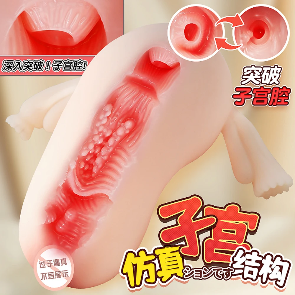 Simulation Uterus for Male Masturbator Realistic Vagina Pocket Pussy Masturbation Cup Sex Toys for Man Adult Shop Dolls for Men