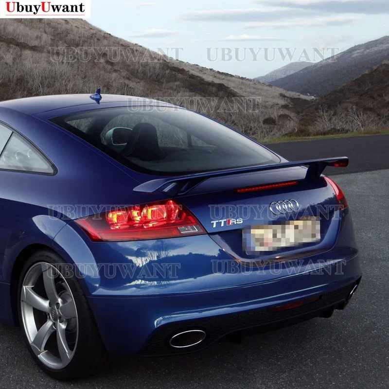 Carbon Fiber Rear Trunk Spoiler For Audi TT MK2 Boot Wing Lip Decoration Body Kits Spoiler 2008 2009 2010 2011