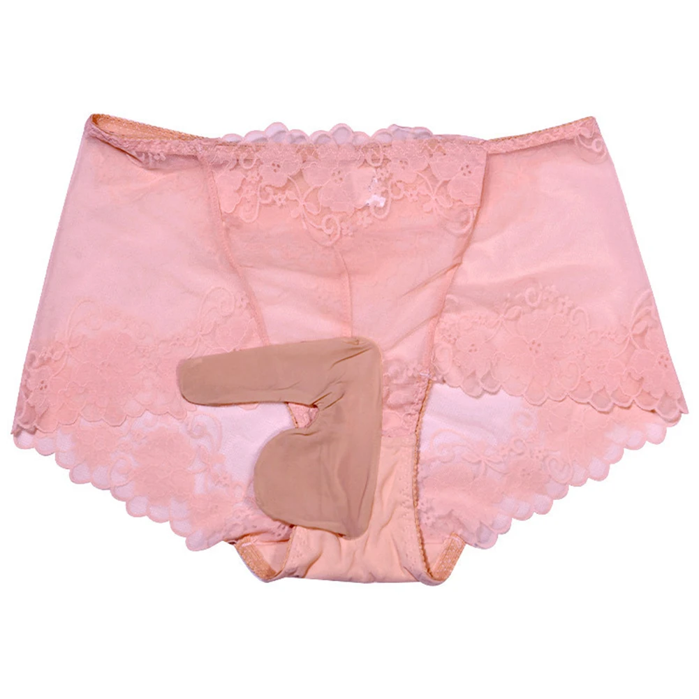 Men Lace Sheer Underwear Hip Lifting Thin Unisex Panties Gay Sissy Bulge Pouch Separation BreathableBriefs See Through Underwear - Image 3