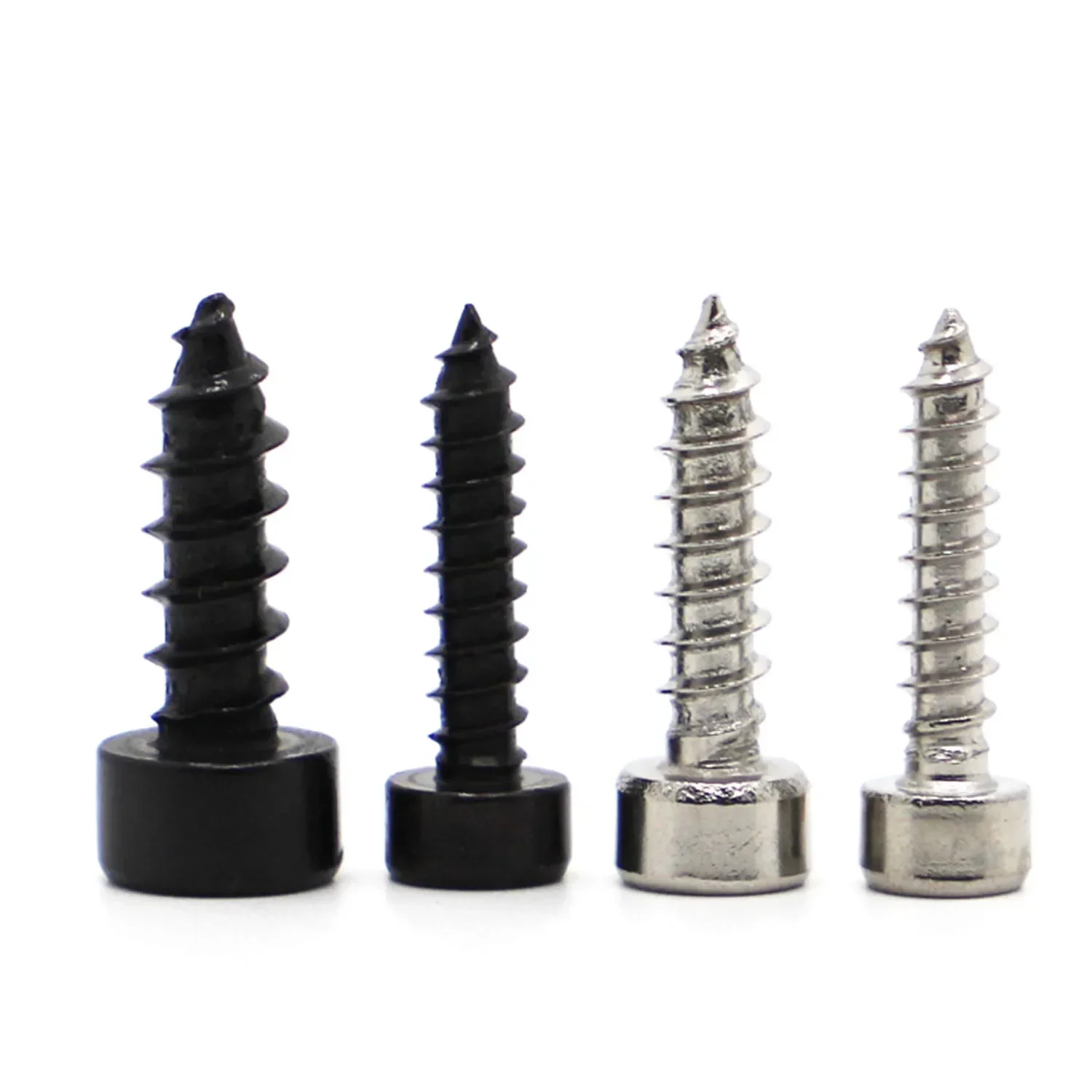 M2 M2.6 M3 M3.5 M4 M5 M6 Hexagon Hex Socket Cap Head Self Tapping Screw 8.8 Grade Black/Stainless Steel Allen Screws for Speaker