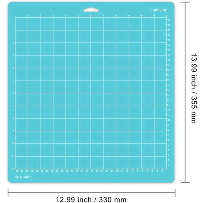 Alas pemotong ringan, tikar pemotong 12x12 inci 5 buah untuk Cricut One/Air/Jelajahi Air2 & Air 3/pembuat & pembuat 3, tikar pemotong Quilting