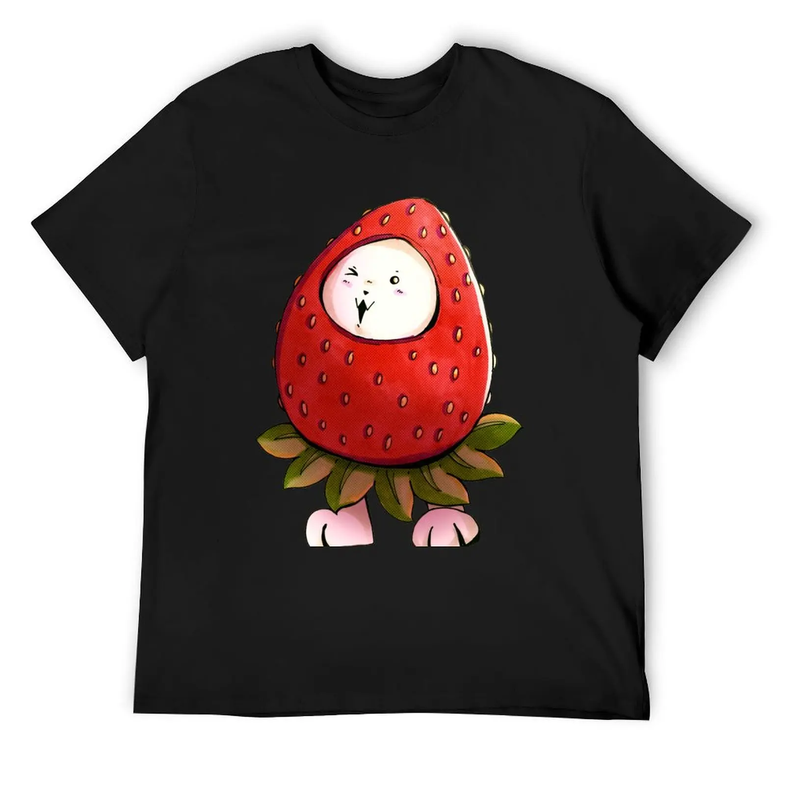 

Strawberry Eggdog T-Shirt man t shirt boys animal print clothes anime shirts men