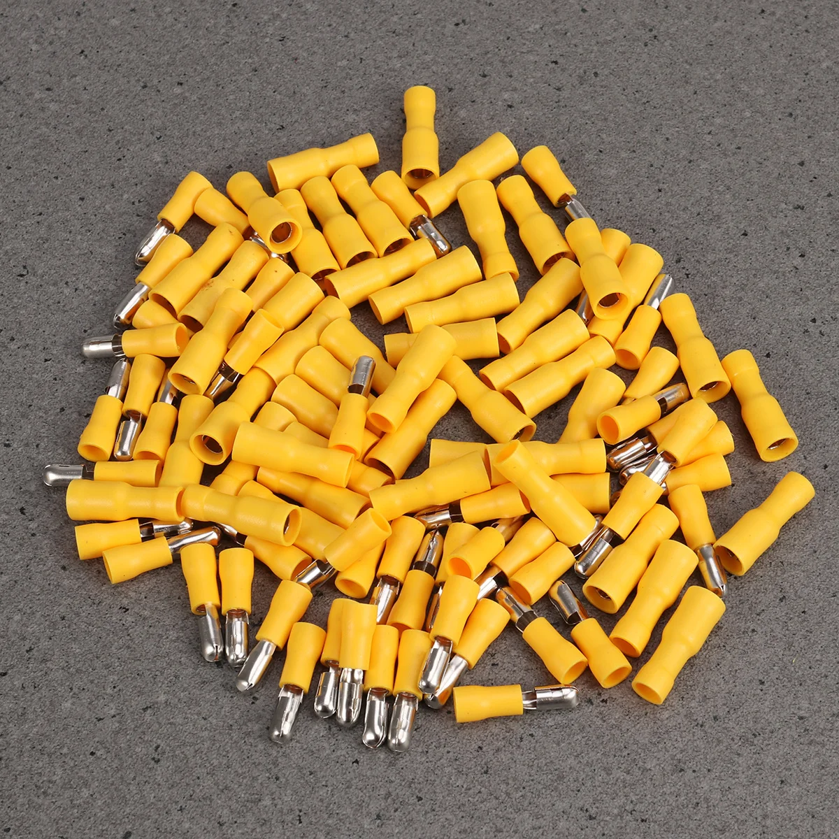 

50Pcs Male Female Insulated Wire Bullet Electrical Crimp Connectors Yellow European Standards Marine Car