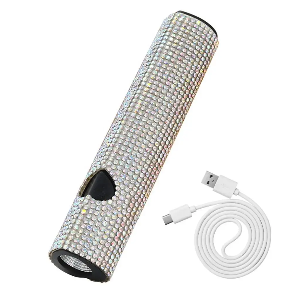 Macchina per asciugare le unghie USB di lusso Lampada per unghie UV LED lucida ad asciugatura rapida Strass Polimerizzazione efficiente Piccola luce per la cura delle unghie Unghie finte