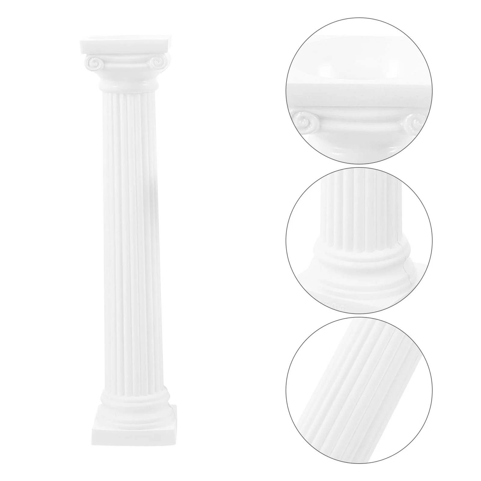 6 Pcs Roman Column Model Outdoor Decorations for Garden Entry Way Balloon Pillars House Weddings Plastic Statue