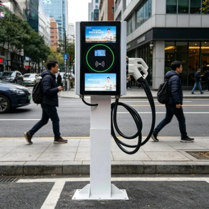 Commercial DC 30kW 60kW Rapid EV Charging Station CE OCPP1.6J CCS CHADEMO GBT EV Charging Station Electric Car Charging Point