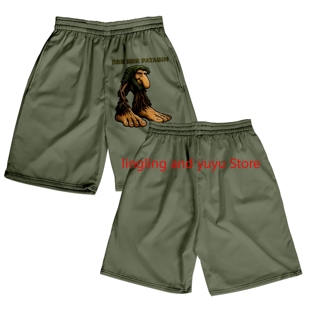 Brainrot italiano Tralalero Tralala Tung Tung Sahur Lirili Larila pantalones cortos 3D bañadores de secado rápido pantalones cortos de natación de playa