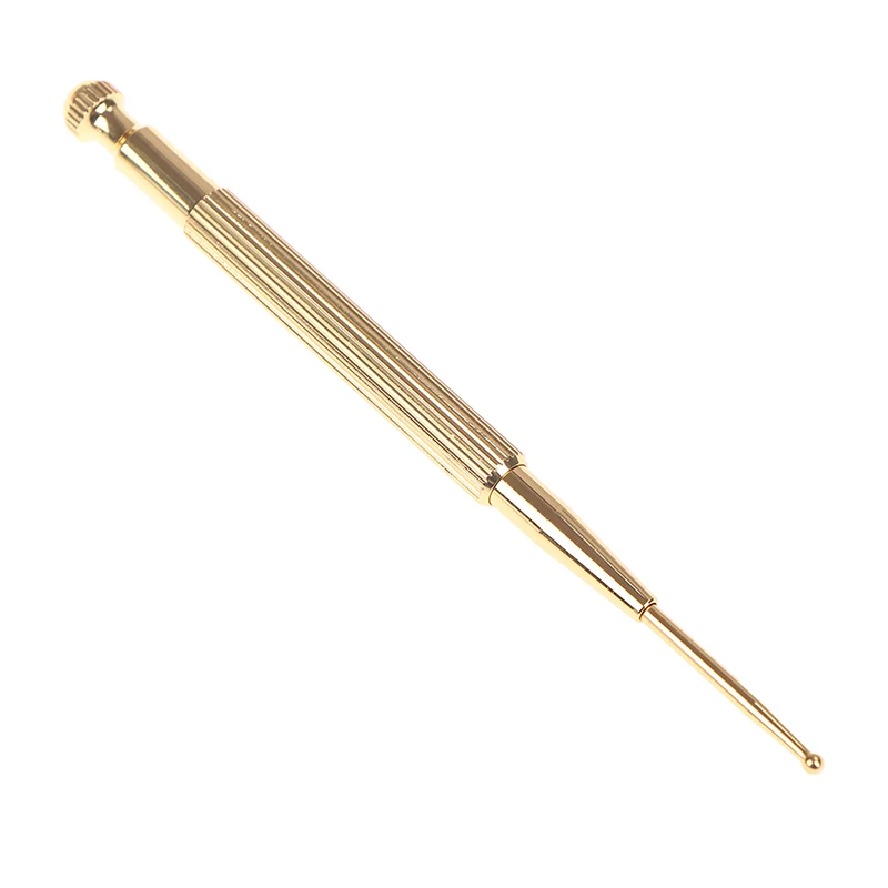 1X Brass Ear Acupuncture Point Massage Probe Auricular Detection Pen Stick