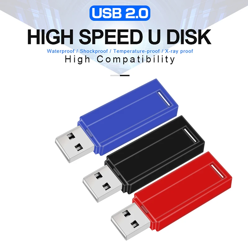 

Real Capacity Memory Stick Usb Drive USB 2.0 Flash Drive 128GB 64GB 32GB 16GB 8GB Pen Drive Waterproof Mini Memory Stick U Disk