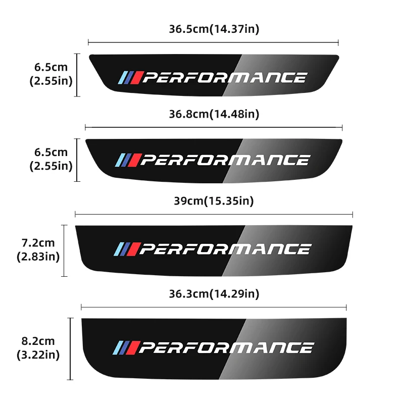 Samochodowe paski odblaskowe świateł hamowania Akcesoria do BMW E46 E63 E90 E92 F30 F34 F35 F32 F90 F10 F80 G11 G20 G30 G32