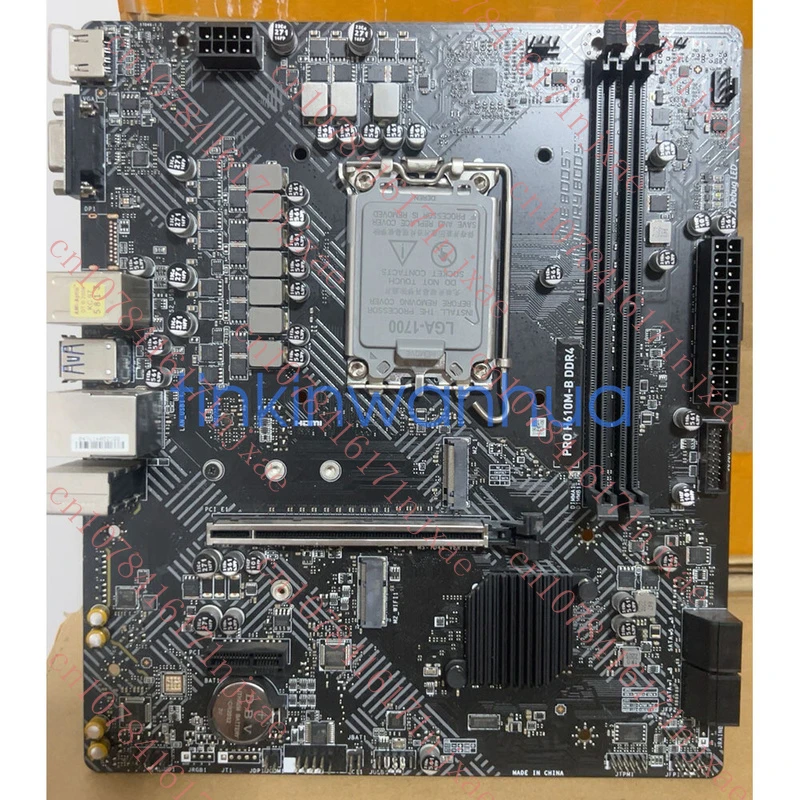 

Используется для материнской платы MSI PRO H610M-B DDR4 LGA1700 PCI-E 4.0 1×M.2 VGA+HDMI Micro ATX.