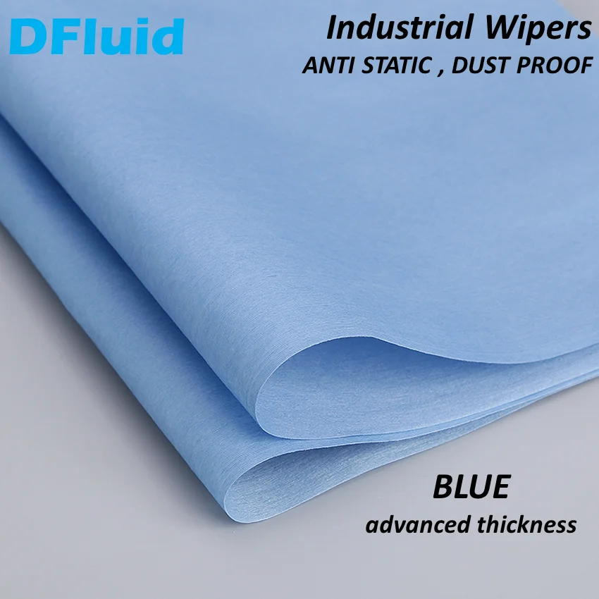 Cleanroom Dust free Wipers Non Woven Super Thick Anti Static Dust Proof Waterproof for Laboratory Microelectronic Factory