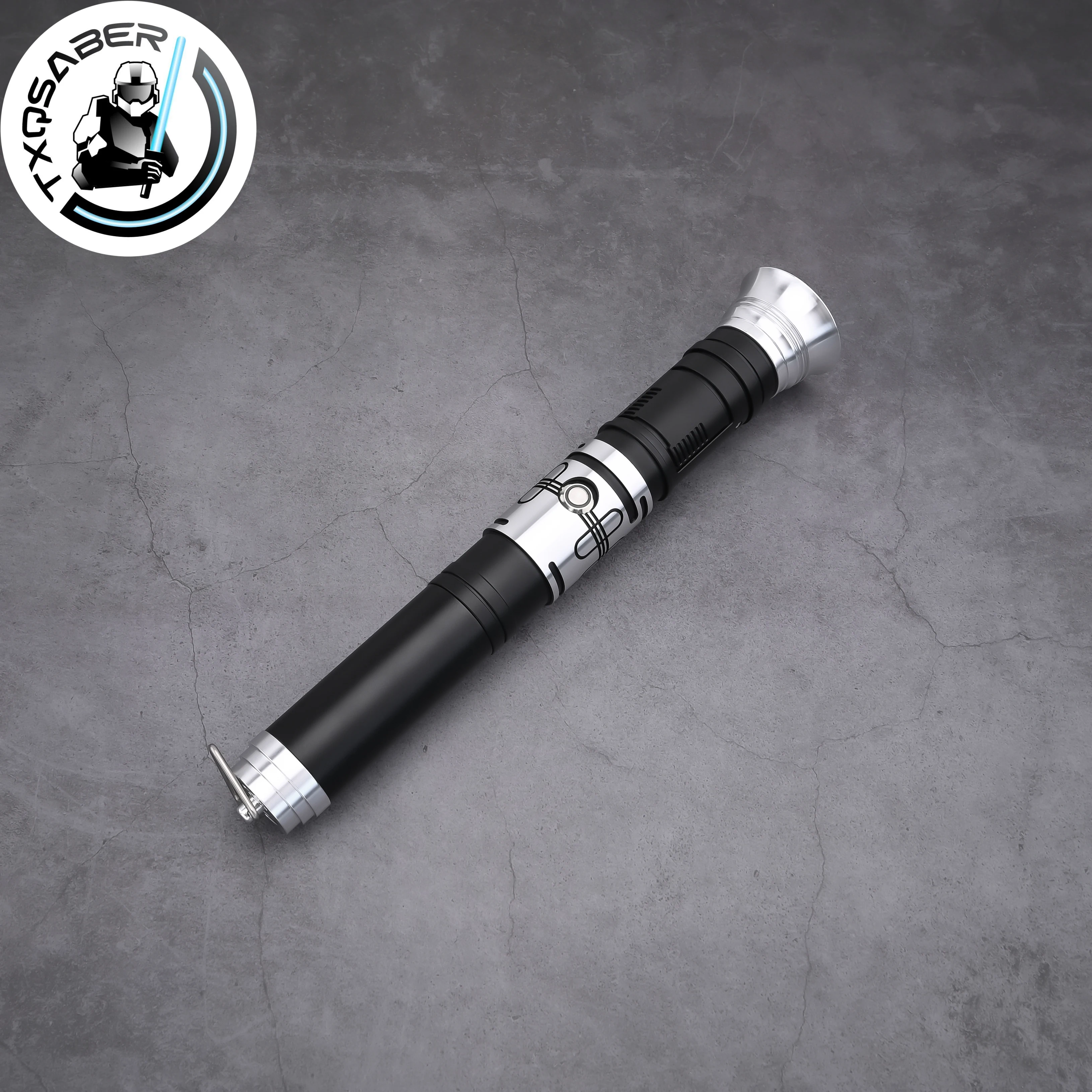 TXQSABER Lightsaber E23-A Pixel RGB Handle Smooth Swing FOC Blaster Heavy Dueling Jedi Metal Hilt Light Sword Toys for Adult