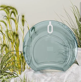 Kleines Waschbecken für Studentenwohnheime, Babywaschbecken, kleines Waschbecken für Kinder, rundes weißes Cartoon-Rundwaschbecken für den Haushalt