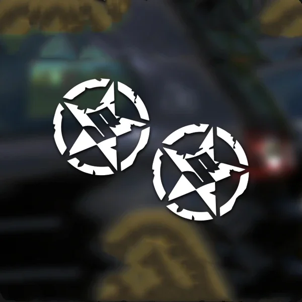 

Personalized Five Pointed Star Vinyl Sticker Waterproof Car Decals for SUZUKI JIMNY Swift