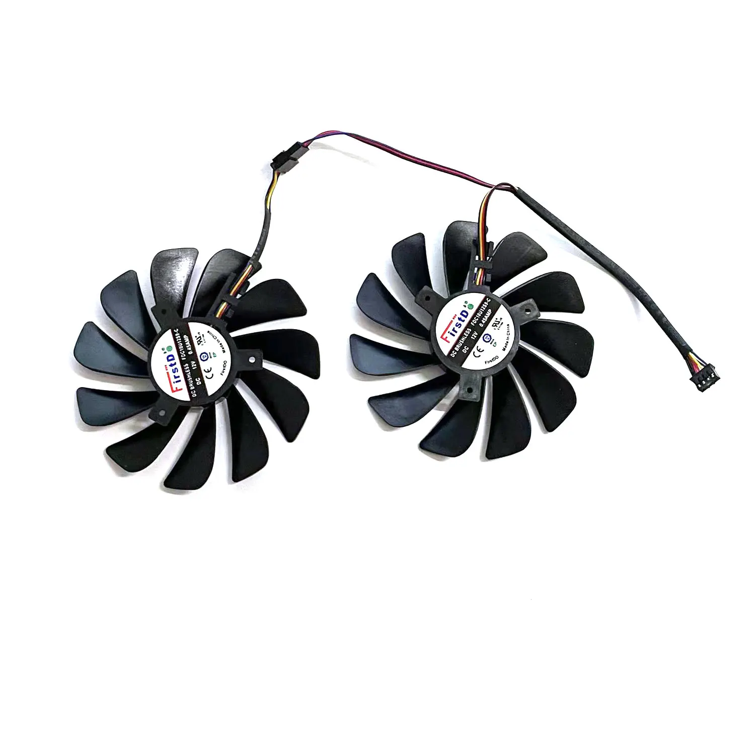 2 adet/takım FDC10U12S9-C CF1010U12S 95mm cfrx590 GME GPU ekran kartı XFX RX 590 580 VGA ekran kartı soğutma için soğutucu fan