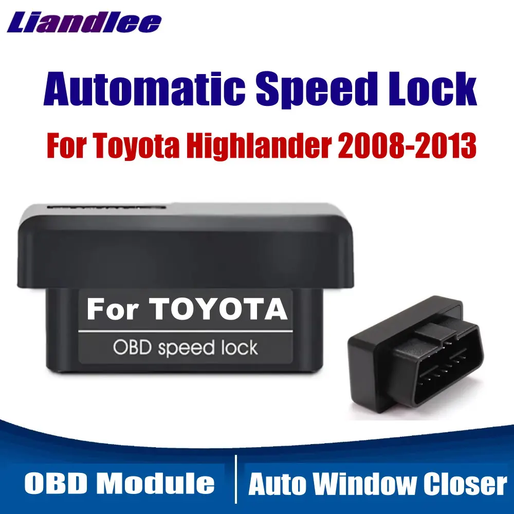 Automatic Car Speed Lock Decoder For Toyota Highlander XU40 2008-2013 OBD Accessories Auto Door Closer Module