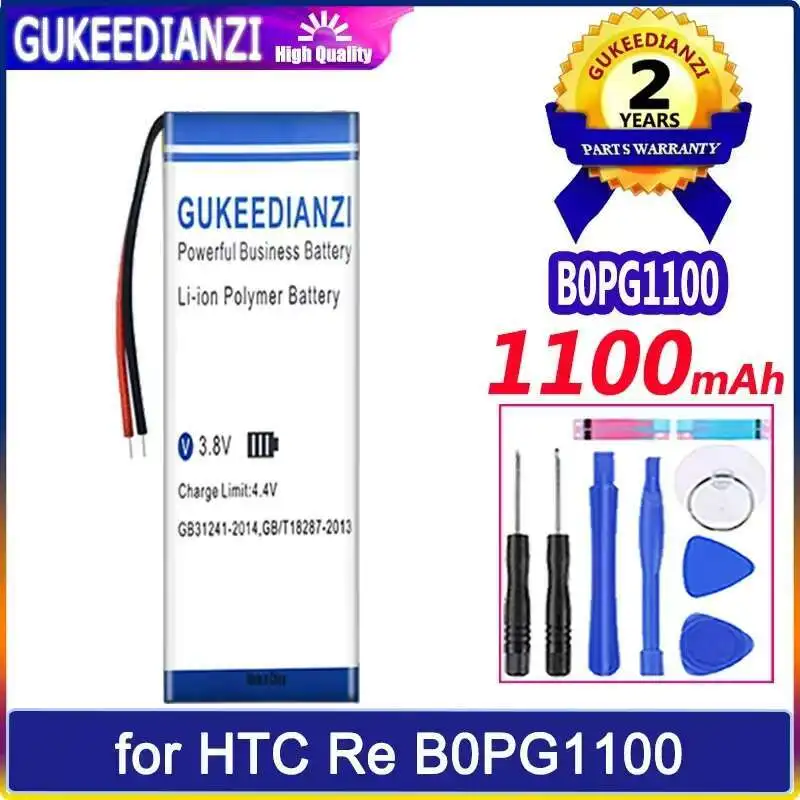 

Надежная мощность для аккумулятора цифровой камеры Htc RE B0PG1100, 1100 мАч, замена премиум-класса