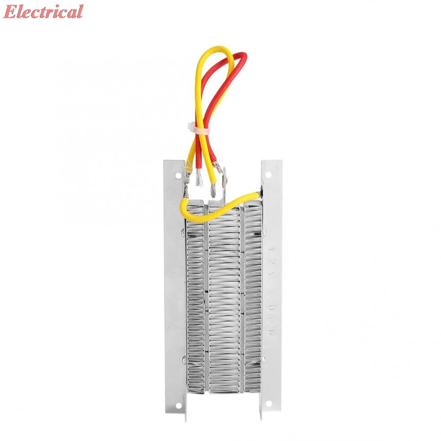 1pc Electric Ceramic Air Heater Thermostatic Insulation PTC 12V 24V 36V 48V 60V 400W 800W 1000W Conductive Constant Temperature