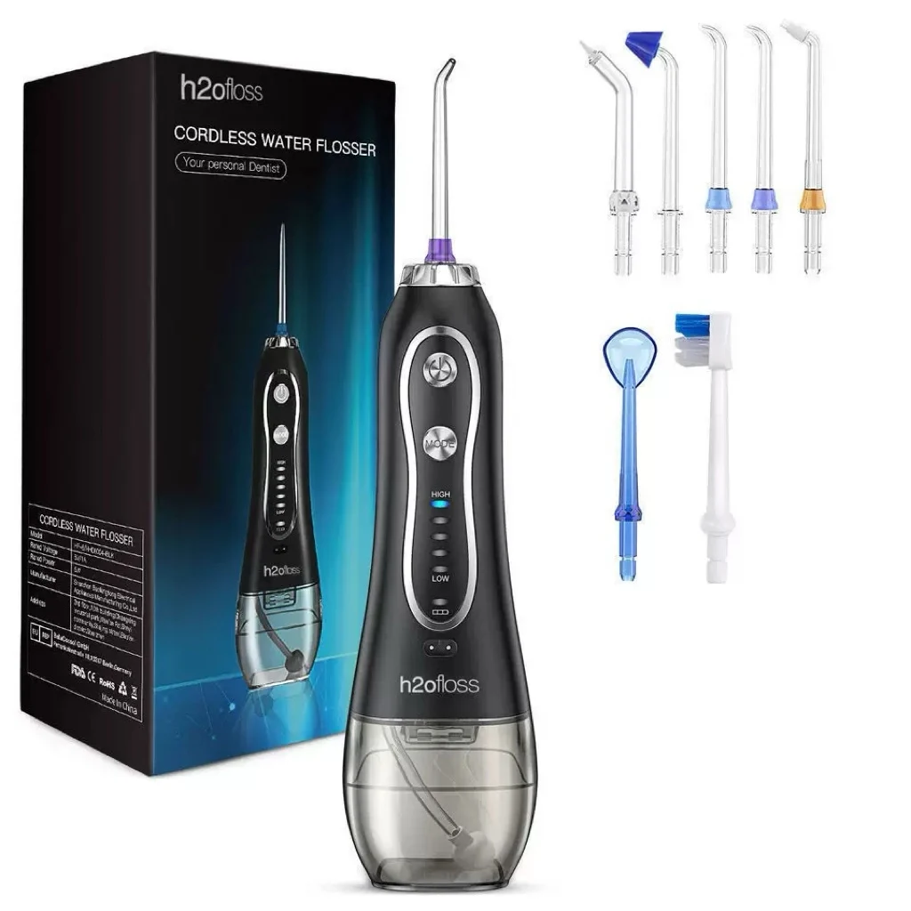 H2ofloss الأصلي طائرة نصائح استبدال الفوهات لجميع أنواع H2ofloss جهاز تنظيف الأسنان بالماء عن طريق الفم الري اكسسوارات رؤساء #4