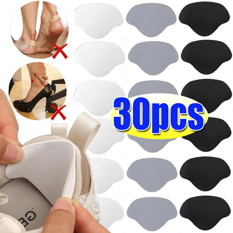 6/30pcs Invisible Sneaker Heel Repair Stickers Adjustable Size Wear-resistant Heel Repair Pad Repair Shoe Hole Pad Back Sticker