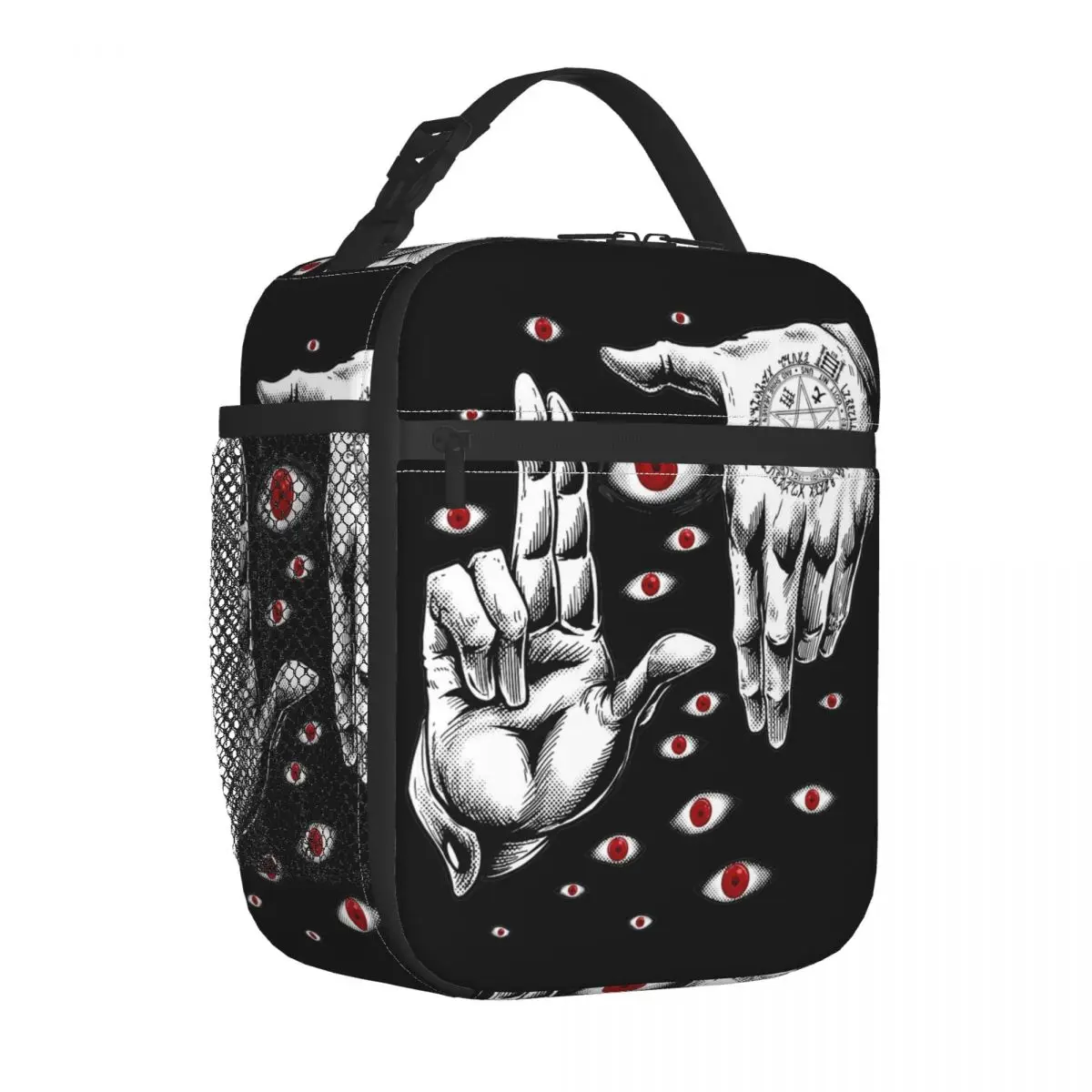 Hellsing Releasing Control Eyes Insulated Lunch Bags Large Reusable Thermal Bag Lunch Box Tote Office Picnic Food Storage Bags