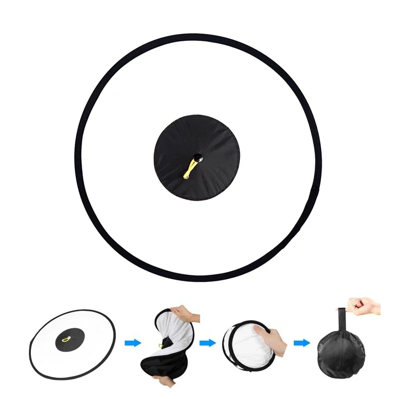 Universal 44CM Round Studio Flash Soft Box Photography Diffuser Softbox Speedlite Diffuser for DSLR Camera Flash Drop Shipping