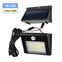 48LED Solar Lights Motion Sensor Outdoor Waterproof IP65 Split Solar Indoor Wall Lamp for Garden Decoration Street Light