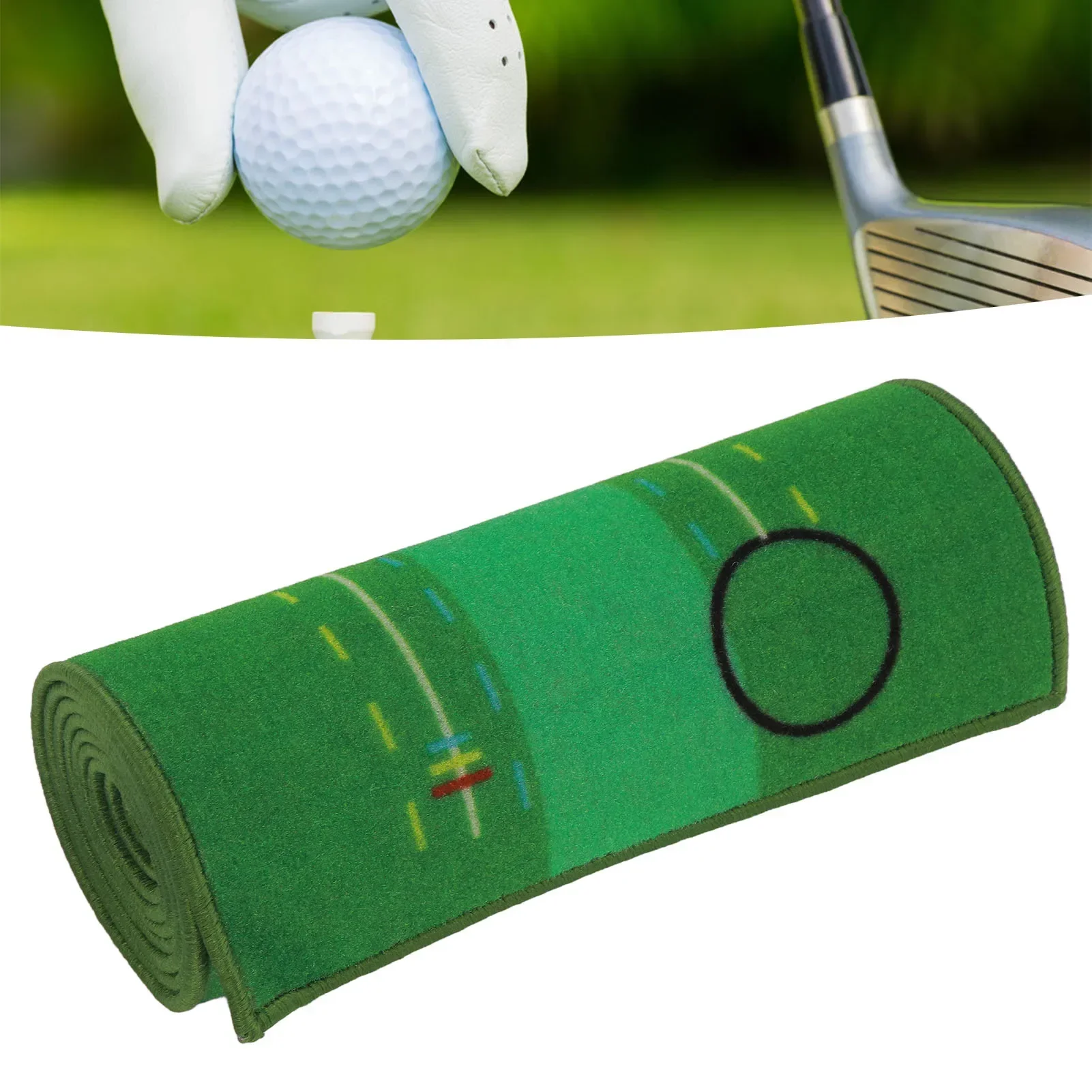 

Golf Mat 300x50x1cm Golf Hitting Mat Golf Practice Artificial Lawn Grass For Training Playing