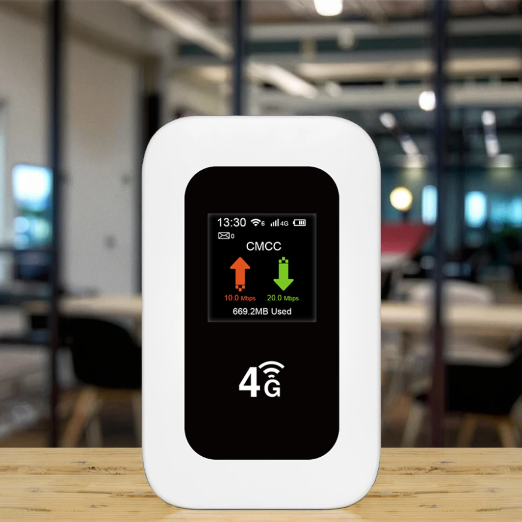 

JIMI M415 4G Мини ЖК-цветной экран Беспроводной маршрутизатор Wi-Fi SIM-карта Мобильная точка доступа Карманный беспроводной маршрутизатор Esim