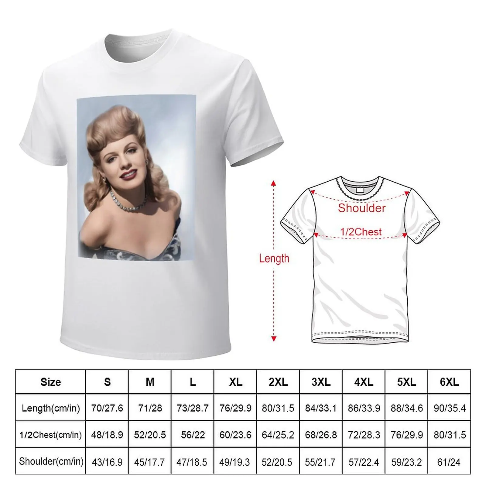 Marjorie Woodworth, Actress T-Shirt aesthetic clothes kawaii clothes tees quick-drying oversized t shirts for men