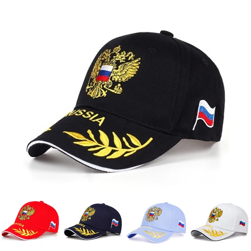 

2023 New Fashion Russia Embroidered Baseball Cap Fashion Outdoor Hat Men Women Casual Hats Adjustable Cotton Sports Caps