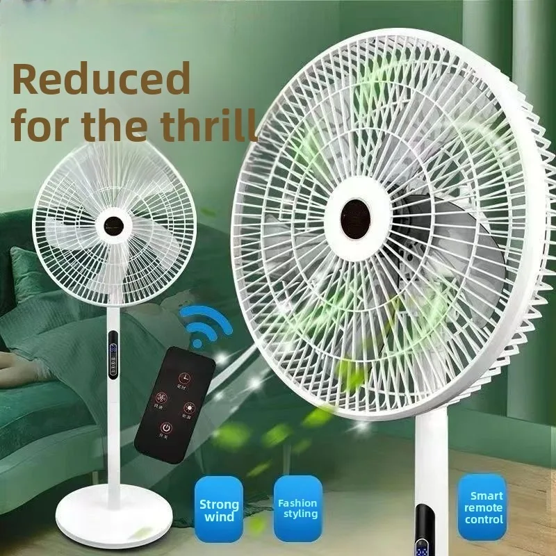 Quiet Remote Control 16 Inch Standing Fan Oscillating Timer Energy Saving Dorm Room Home Use Air Circulation Pedestal Fan