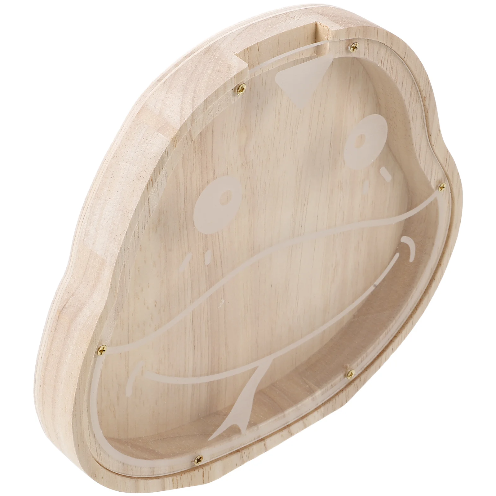 Draakvormige houten spaarpot Leuke geldpot voor kinderen Muntenverzamelaar Decoratieve doos Huishoudelijke organisator Spaarpot