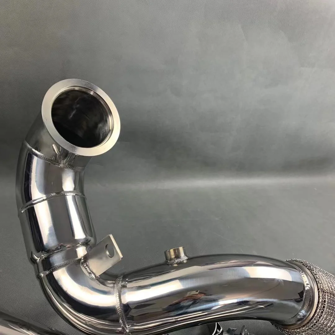 Stainless Steel Racing Downpipe For VW Mk7 Golf R 2.0TSI / Audi 8V A3 S3