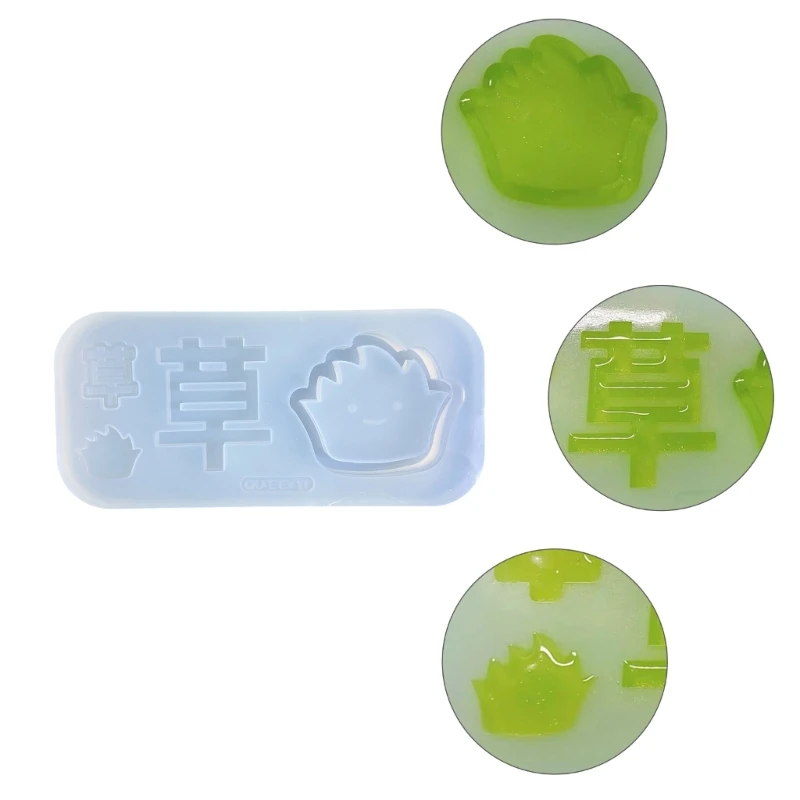 Grass Resin Mold Resin Shaker Mold Filler Silicone Shaker Filling Mold