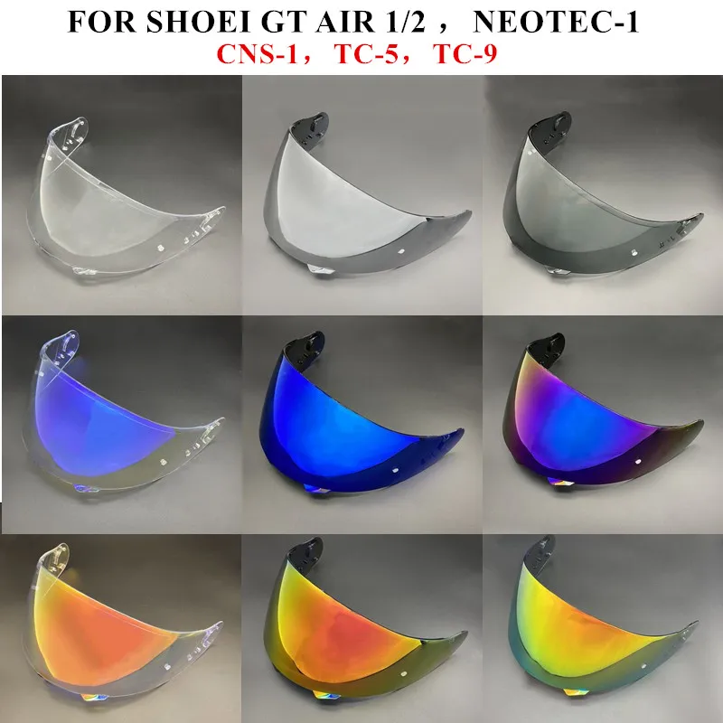 GT Air1 GT Air2 Cascos Para Moto SHOEI NEOTEC CNS-1 CNS1 TC-5 TC-9 Full Face Helmet Lens Motorcycle Accessories Capacete Visor