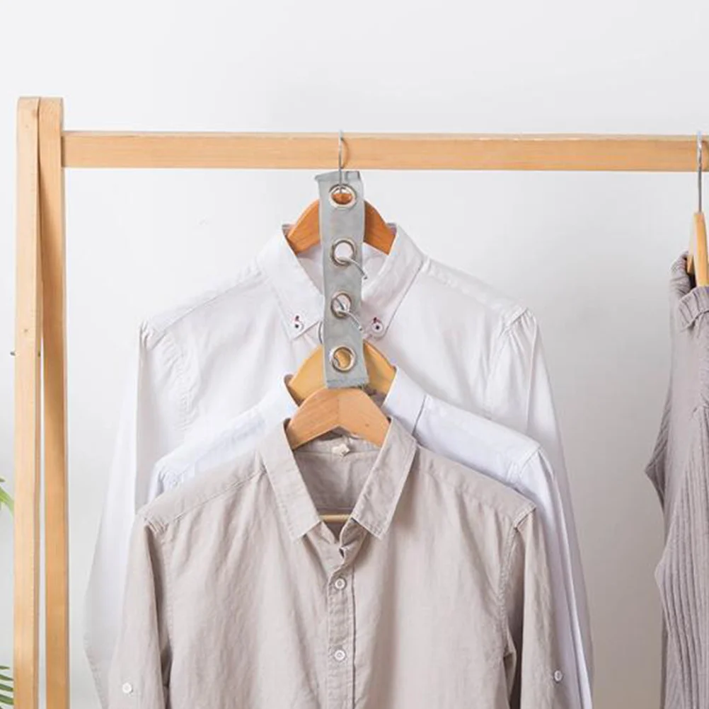 

4Pcs Clothes Connection Hanger Hook Space Saving Wardrobe Organizer Closet Clothes Connector Buckle Closet Hanger