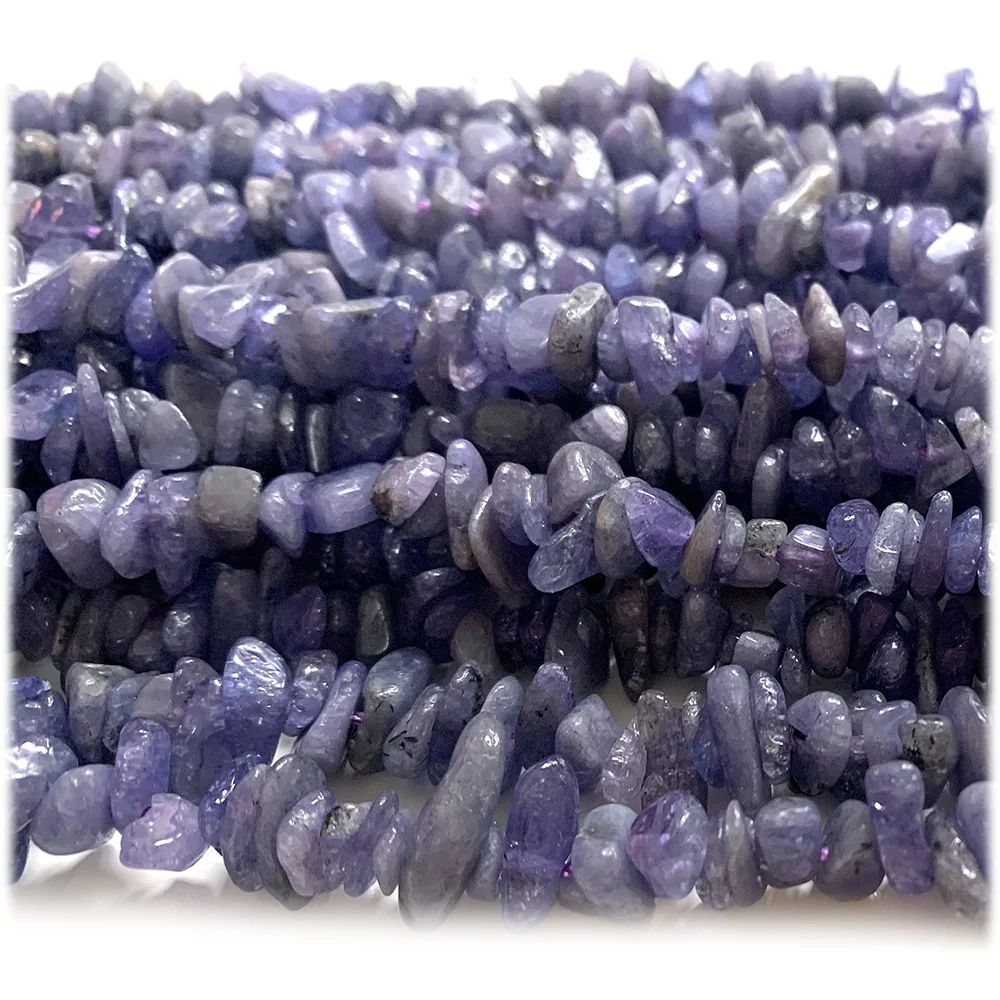 

Veemake Natural Purple Tanzanite Chip Jewelry Beads 08281