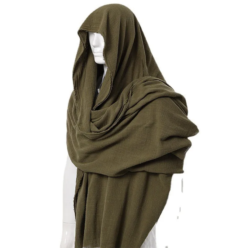 Vintage Piraat Sjaal Middeleeuwse Kap Mantel Halloween Cosplay Renaissance Middeleeuwse Kostuum Kap Sjaal Schouder Cowl Gothic Cape