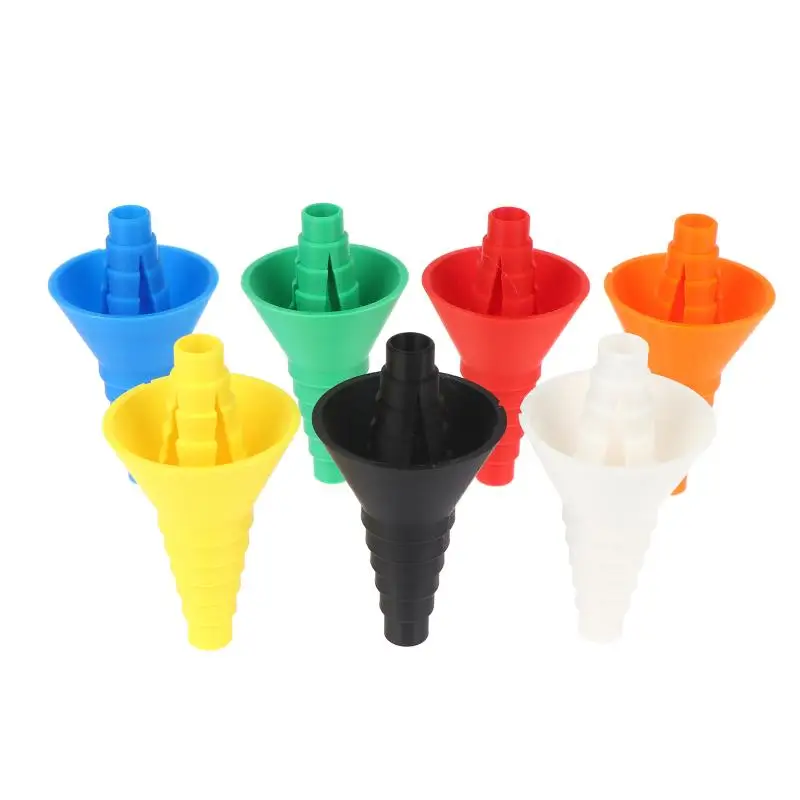1/2Pcs Universal Filling Funnel Apparatus Portable Liquid Transfer Funnel For Bulk Bottles & Cans No Waste-Bottle Emptying Kit