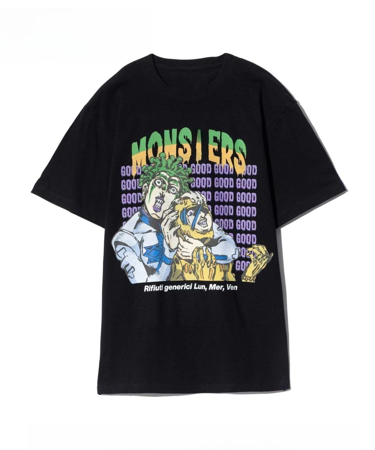 

Стильная удобная футболка с короткими рукавами Jojo Chocolate в японском стиле, хлопковая свободная футболка с принтом для мужчин и женщин