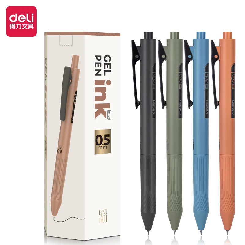 

4/8Pens Gel Pen 0.5mm Quick-Drying Black Ink High Quality Signature Pen Study Office Ballpoint Financial Pen